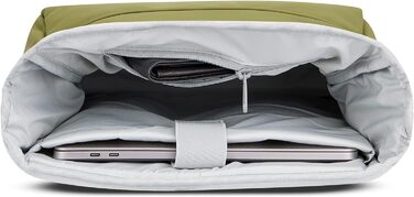 Рюкзак Johnny Urban для жінок і чоловіків - Harvey Medium - роллтоп з відділенням для ноутбука для Uni Business City - 15л - матове поліуретанове покриття - водовідштовхувальне (оливкове)