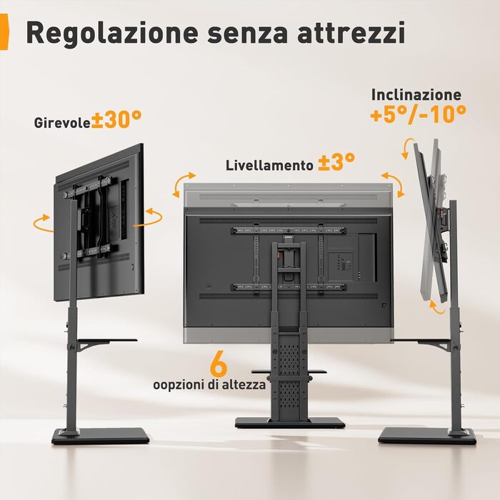 Підставка для телевізора Perlegear з кріпленням для 32-86