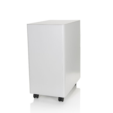 Контейнер на колесах COLOR I, метал білий (hjh OFFICE)