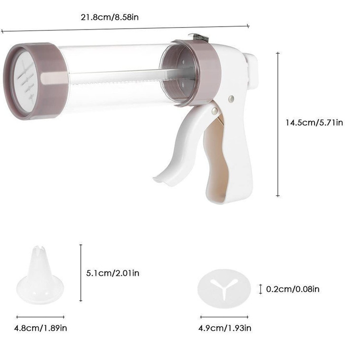Набір пресів для печива і шприців для печива CHSEA, одноразовий шприц для гарніру, кондитерський шприц, приладдя для випічки крекерів, печива і