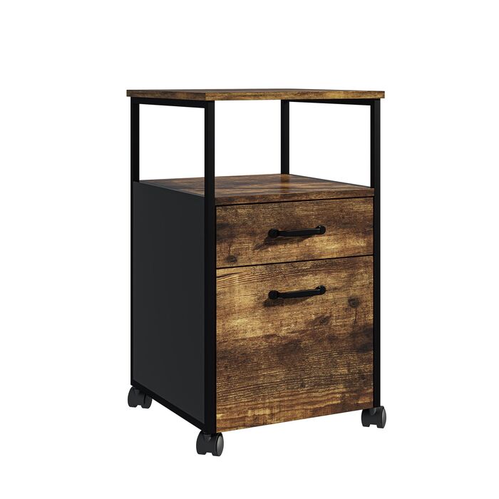 Ящик на колесах Relaxdays з двома шухлядами