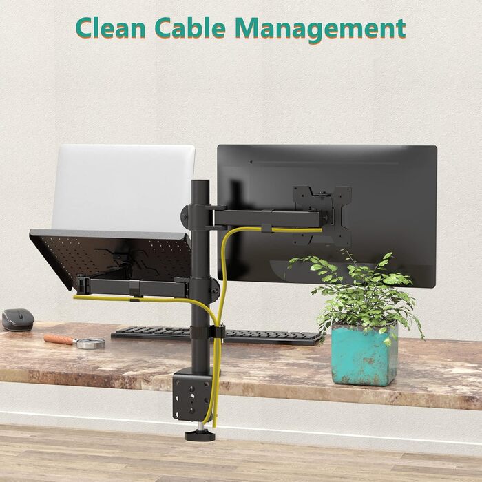 Підставка для ноутбука WALI на стіл - ергономічна, для 17