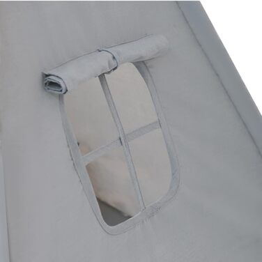 Дитяче намет Kinder Tipi Julia сірий/блакитний 120x120x160 см