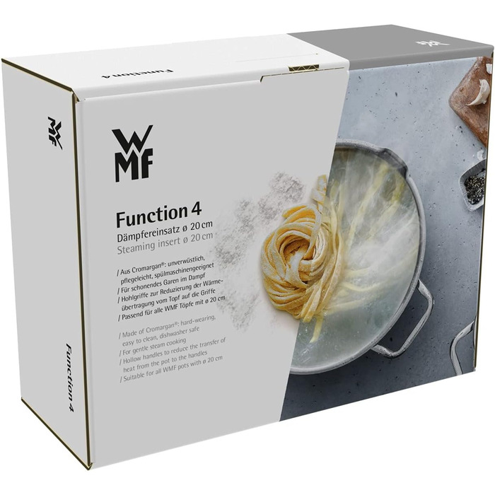 Каструля WMF Function з нержавіючої сталі 16 см, 1,4 л, без кришки, для індукції, з мірною шкалою, Cromargan®