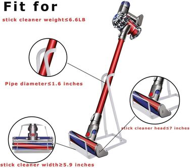 Підставка для пилососа для Dyson V6 V7 V8 V10 - без свердління стіни