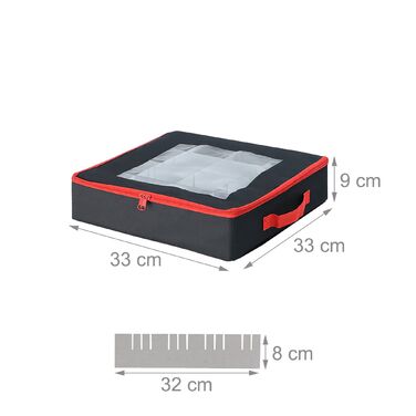 Набір коробок для зберігання новорічних кулічок Relaxdays (4 шт.)