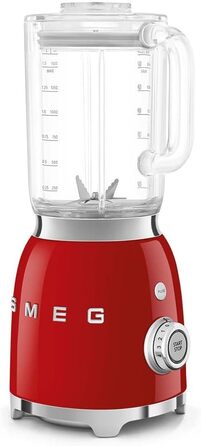 Блендер Smeg BLF03WHEU, 1.5 л, 800 Вт, 4 швидкості, 4 програми, знімні леза