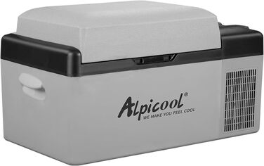 Холодильник автомобільний Alpicool 12V, 20L, компресорний, чорний, для кемпінгу та подорожей