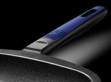 Grill BRA Advanced з рифленням, 28 см, алюмінієвий литвий з антипригарним покриттям, PFOA-free, для індукційних плит, сучасний дизайн