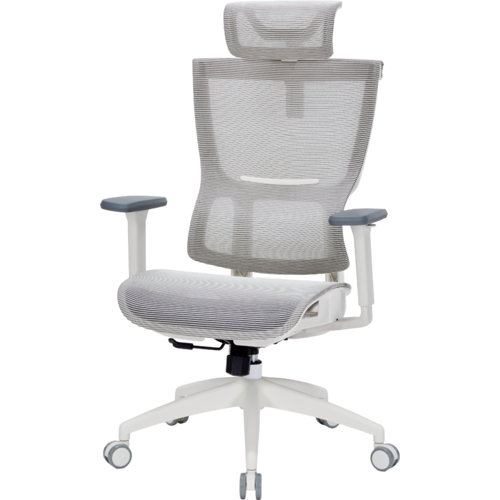 Крісло офісне OfficePro Elegant OC660-W-LG-LG