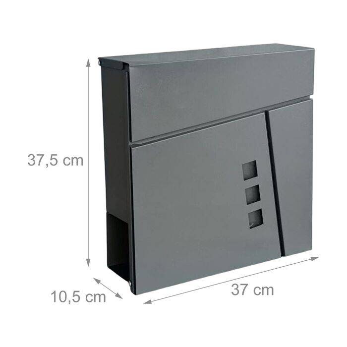 Скріпка Relaxdays з відсіком для газет