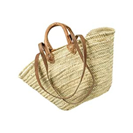 Сумка для покупок LaFiore24 на плече з пальмовим листом, жіноча сумка на ручці, натуральна натуральна