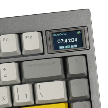 Клавіатура механічна бездротова EPOMAKER TH80 PRO V2 Sea Salt Silent Black (TH80-PROV2-B-SS)