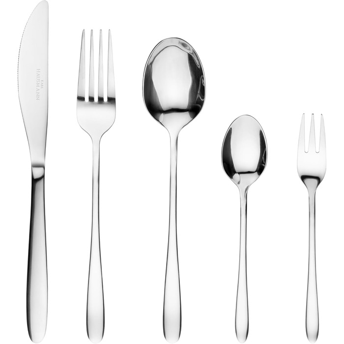 Набір столових приборів Karl Hausmann на 12 осіб (72 шт.) - нержавіюча сталь, безпечний для миття в посудомийній машині