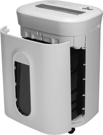 Професійний шредер для документів, безпека P5, 10 аркушів, леза для нищення, тихий, для офісу, нищення скріпок та степлерних скоб