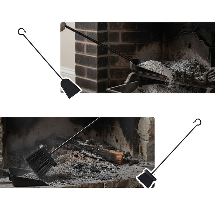 Набір для прибирання Relaxdays: мітла та совок