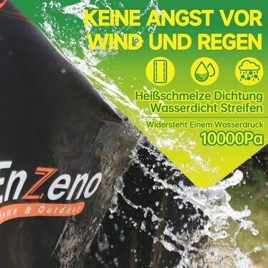 Чохол для садово-патіо меблів Enzeno, 242x182x100 см, водовідштовхуючий, 420D Oxford, захист від зими, для саду та тераси