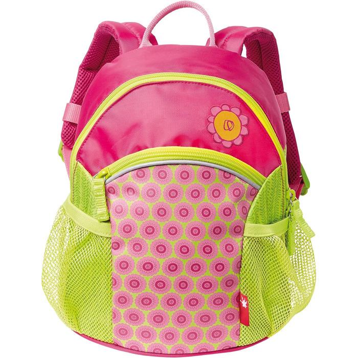 Рюкзак Sigikid 24452 Рюкзак великий флорентійський дитячий рюкзак для дівчаток рекомендований від 3 років зелений/рожевий, 32 см (зелений/рожевий)