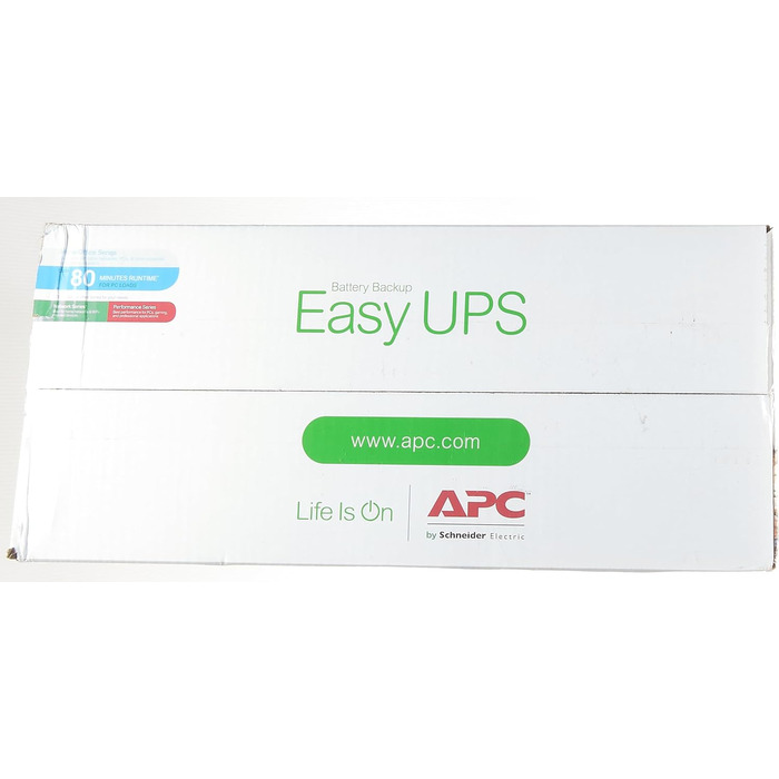 ДБЖ APC Easy UPS - BVX900LI-GR - джерело безперебійного живлення 900 ВА з виходами Schuko, резервний акумулятор і захист від перенапруг, резервний акумулятор зі стабілізатором стабілізатора, світлодіодні індикатори 900 ВА / 480 Вт DIN-виходи одинарні