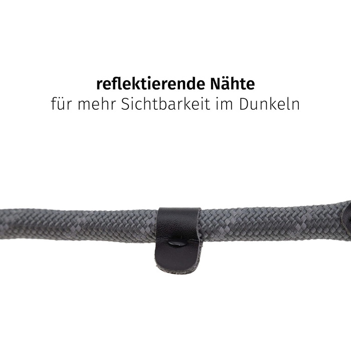 Нашийник для ретриверів Floxik сірий обмежувач для великих собак, 30-60 см, Ø 1,2 см