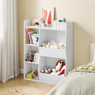 Полиця для книг SoBuy Montessori для дітей, зелена, 80x104x34 см (KMB55-K-GR)