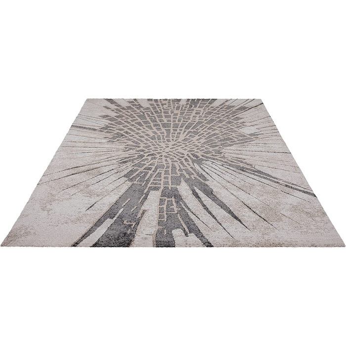 Килими Міас килими світу килим для вітальні 160x230 см з фризом 28066 95-сірий (80 см х 150 см, бежевий / Каньйонний)
