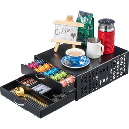 Тримач для капсул Vertuo, аксесуар для кави, органайзер для капсул Nespresso, велика місткість, підходить для всіх розмірів, кавостанція для кав'ярні