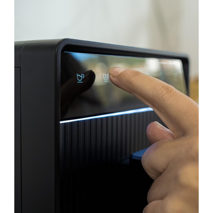 Кавомашина Incapto Aura автоматична з вбудованим млином | 19 bar | 2 чашки | 1.5 л резервуар | Thermoblock | Автоматичне очищення (Чорний)