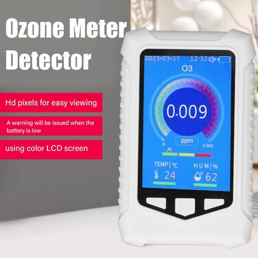 Портативний детектор озону Ozonmessgerät з USB-зарядкою та чітким екраном – точні вимірювання якості повітря