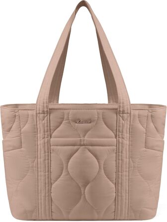 Сумка для ноутбука LOVEVOOK, жіноча велика, shopper, tote, для роботи, навчання, подорожей (15.6 дюймів, хакі)