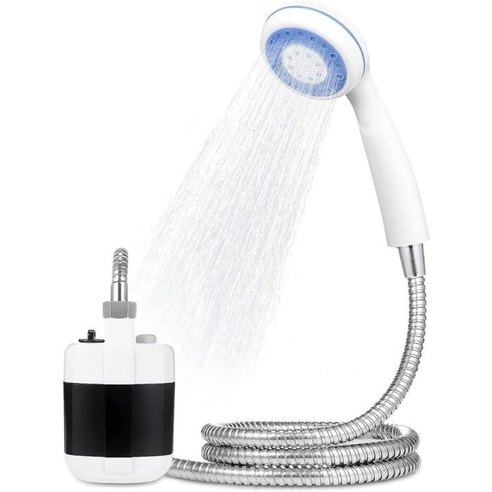 Переносний душ для кемпінгу HYDROPORT 2200 mAh: для подорожей, пляжу, домашніх тварин