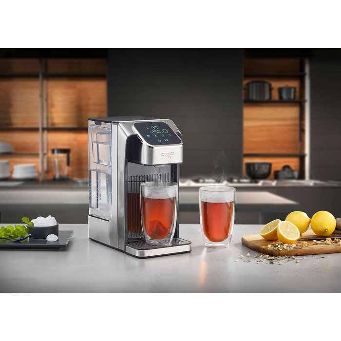 CASO HW 770 Advanced: Диспенсер гарячої води з фільтром, 13 температурних режимів (40-100°C), функція пам'яті, економія енергії до 50%