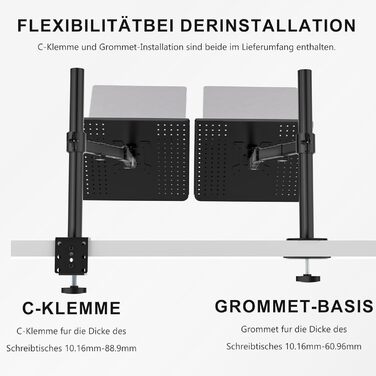 Підставка для ноутбука WALI на стіл - ергономічна, для 17