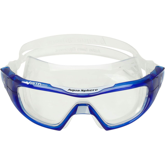 Аквасфера / маска для плавання / окуляри Vista Pro (синьо-прозорими лінзами)