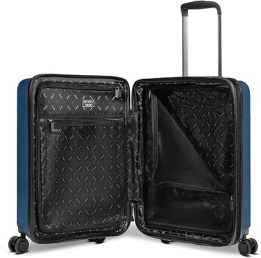 Набір валіз REDOLZ Essentials 14: S (55 см), M (66 см), L (77 см) з розширенням, TSA, 4 колеса (Dark Blue Metallic)