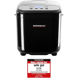 Професійний хлібопекарський автомат Design Brotbackautomat Pro, чорний/сріблястий