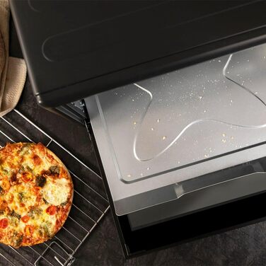 Конвекційна піч Cecotec 46 літрів Bake&Toast 4600 White Gyro. 2000 Вт, внутрішнє освітлення, 12 функцій, до 230°C, подвійне скло, з поворотним шампуром, білий (чорний, 60 л | 2200 Вт)