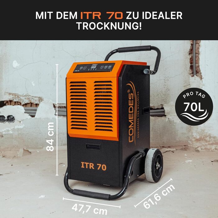 Електричний осушувач повітря Comedes LTR 100 NEO (12 л/24г, до 50 м²)