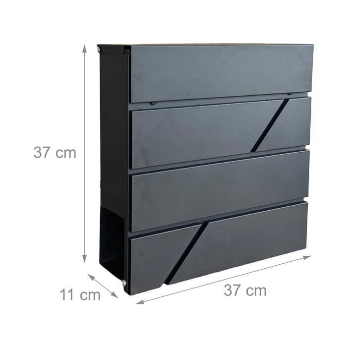 Скрінька для листів Relaxdays з відсіком для газет