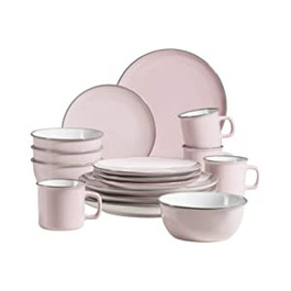 Серії MSER 931874, набір посуду для 4 осіб в сучасному Вінтажному стилі, комбінований сервіз з 16 предметів в стилі ретро, розетки