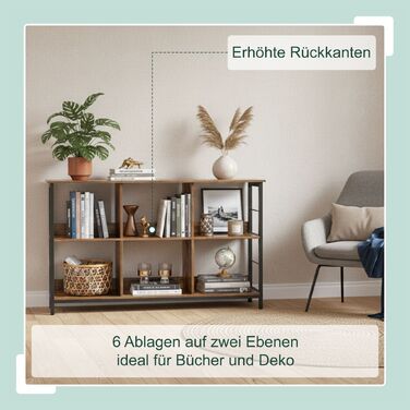 Індустріальна полиця Relaxdays з 6 секціями