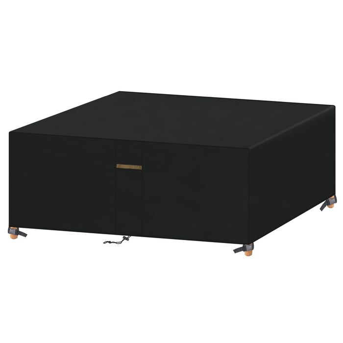 Водонепроникний чохол для садово-патіо меблів VANSHEIM 60x60x60 см / 190x140x71 см, захисна накривка для столу та сидінь