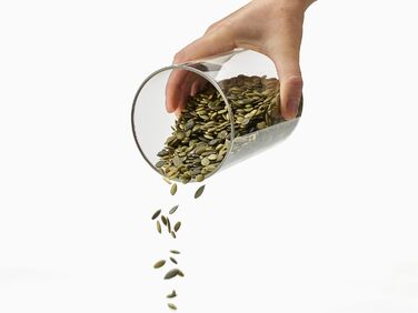 Набір Joseph Joseph з 5 контейнерів для зберігання продуктів у холодильнику, герметичні, з функціональним тримачем, сірий (скло/нержавіюча сталь, чорний)