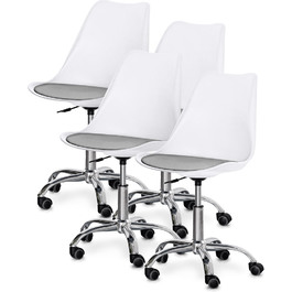 Комплект (4шт) крісло Evo-Kids Capri White / Grey (арт H-231 W/G -Х4)