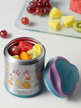 Термос дитячий для їжі Contigo Food Jar 0,3 л сталевий (2136764), Стальной