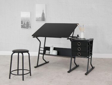 SD Studio Designs Eclipse 13365 Bastelzentrum – Чорний творчий центр для рукоділля