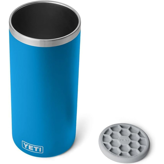 YETI Rambler Wine Chiller, сталевий ізольований охолоджувач для вина, блакитний колір Big Wave Blue