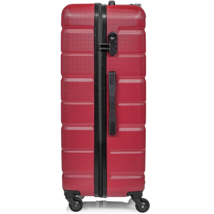 Велика валіза Колір 76x49x29 см Розмір Дорожня валіза на 4 колесах з ABS Цифровий замок Місткість 108 (червоний, набір)