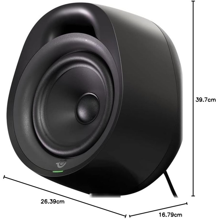 SteelSeries Arena 7 - 2.1-канальна акустична система для геймінгу, чорний, USB, Bluetooth, Aux, оптичний кабель