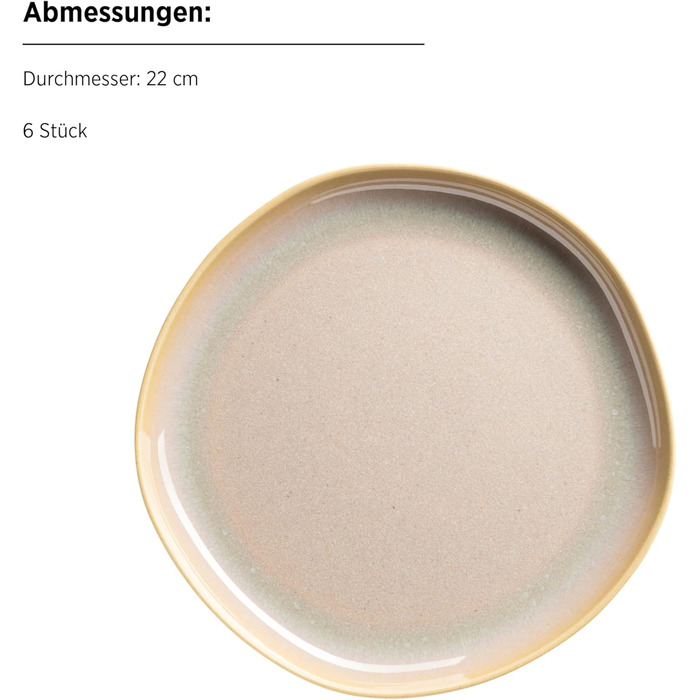 MÄSER Cordelia: Кавовий сервіс на 6 персон (12 предметів) з високоякісного фарфору, зелений колір. Сервіз включає 6 чашок та 6 блюдець.